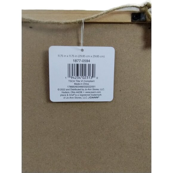 Place and Time There is No Place Like Fall 12 x 12 inch Wooden Sign (New) - Picture 4 of 4